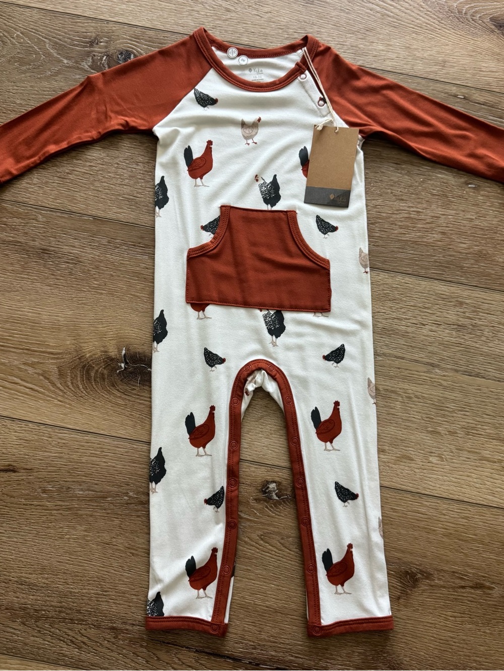 KyteBaby Chicks Romper 18-24m NWT